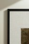 2 Pieces Black Wooden Framed Vintage Painting with Fading Leaves, Branches and Flowers Theme - 4