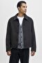 Men's Dark Gray Melange Jacket Model Code: 12286251 - 5