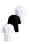 Oversized Unisex 3-Pack T-Shirts 100% Cotton Comfortable Cut