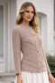 Summer Cotton Cardigan R4542 Beige - 3