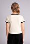 Slim Fit Printed Ribbed Camisole T-Shirt for Girls D8542A826Sm - 5