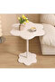 Narrow Oval End Table – Modern Small Side Table for Sofa or Bedroom - 4