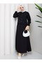 Asel Dual Pocket and Double Cover Button Detail Skirt Suit - 3