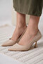 Nude Patent Leather Women's Stiletto Tr18Ms01B - 6