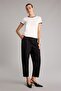 Regular Fit Ribana Ecru Women's T-Shirt F9831Ax/Er105 - 3