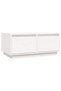 Coffee table, white, 80x50x35 cm, solid pine wood - 2