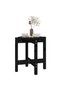 Coffee table, black, Ø 42.5x45 cm, solid pine wood - 4