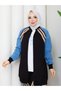 3 Piece Women's Sports Set Two Thread Pa Cotton Ot Detailed Zippered Tracksuit Set N-05505 _ Black - 4