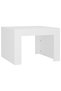Coffee table, white, 50x50x35 cm, chipboard - 2