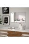 Wall mirror, 60 x 40 cm, rectangular, glass