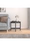 Coffee table, gray, Ø 52.5x45 cm, solid pine wood - 3