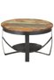Coffee table, Ø68x43 cm, solid recycled wood - 2