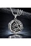 Stainless Steel Norse Design Warrior Men's Viking Necklace