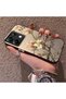 Poco X6 Compatible Unbreakable Silicone Beautiful Floral Print Printed Cover Shock Absorbing Protection - 3