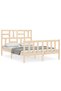 Bed frame with headboard, small double, solid wood - 2