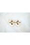 Bkp094 Gold Color Marble Patterned Oval Earrings (Length 30 mm) - 2