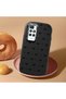 Redmi 10 Compatible Camera Protected Black Soft Silicone Phone Case Bowknot Patterned - 2