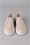 Seç 2485-1 Haki̇ki̇ De Leather Asual Women's Shoes Ecru - 3