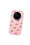 Vivo X200 Pro Compatible Camera Protected Pink Soft Silicone Phone Case Cherry Patterned - 3