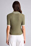 Polo Collar Lace-Like Knit Sweater H1880Ax26Sm - 5