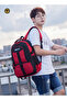 Para John School Bag Durable Backpack Nylon Student Bag with Zipper Pockets - 4