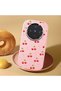 Vivo X300 Compatible Camera Protected Pink Soft Silicone Phone Case Cherry Patterned - 2