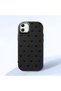 Samsung Galaxy A05 Compatible Camera Protected Black Soft Silicone Phone Case Bowknot Patterned