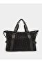 Black Leopard Print Gym Bag - 2
