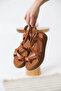 Tan Genuine Leather Sandals Tr31My59B - 4