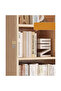 Multi-Layer Storage Bookshelf Rack Stylish Living Room Home Storage & Display Cabinet - 5