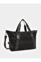 Black Leopard Print Gym Bag