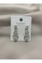 Xuping Kuyumcu Model Dangle Zircon Earrings – Tarnish-Resistant, Minimalist, Water-Resistant - 3