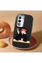 Oppo A5 Compatible Camera Protected Black Soft Silicone Phone Case Fashion Patterned - 2