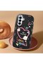 Samsung Galaxy A17 Compatible Camera Protected Black Soft Silicone Phone Case Heart Patterned - 2