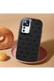 Mi 12t Compatible Camera Protected Black Soft Silicone Phone Case Bowknot Patterned - 2
