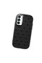 Samsung Galaxy M15 Compatible Camera Protected Black Soft Silicone Phone Case Bowknot Patterned - 3