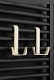 2 Pieces Towel Rack Honeycomb Compatible Plastic Double Hanger Organizer