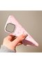iPhone 11 Pro Compatible Camera Protected Pink Soft Silicone Phone Case Bowknot Patterned - 4