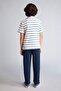 Striped T-Shirt and Trousers 2-Piece Set for Boys G9214A826Sm - 6