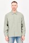 Men Regular Fit Textured Long Sleeve Casual Shirt, Green