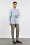 Green Long Sleeve Pocketless Cotton Casual Comfort Fit Shirt 1004250127 - 2