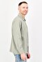 Men Regular Fit Textured Long Sleeve Casual Shirt, Green - 3