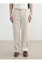 Xside gray comfortable fit gabardine men's pants - 2