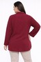 Women's Pearl Detailed Large Size Ayrobin L Stretch Fabric Shirt - 4