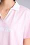 Cropped Fit Printed Mesh Jersey Fabric Polo T-Shirt G6230Ax26Sp - 4