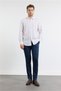 Beige Short Sleeve Pocketless Cotton Casual Comfort Fit Shirt 1004250128 - 2
