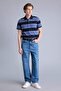 Cotton Regular Fit Striped Short Sleeve Polo T-Shirt G2607Ax26Sp - 2