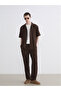 Xside Brown Baggy Fit Men's Trousers