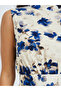 Floral Sleeveless A-Line Maxi Dress - 3