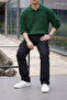 Men's High Waist Premium Smoked Cargo Baggy Pants - 4